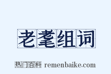 老耄组词是什么意思的图片